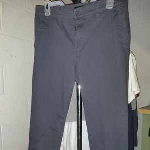 WT02 Navy Blue Slim Straight Pants